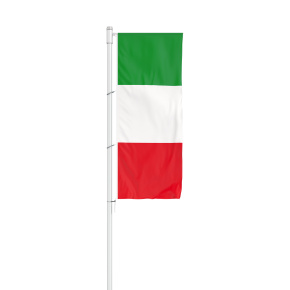 Italien Flagge Hochformat für Ausleger