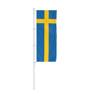 Schweden Flagge Hochformat für Ausleger