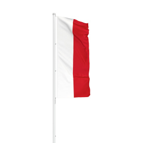 Thüringen Flagge Hochformat, ohne Wappen