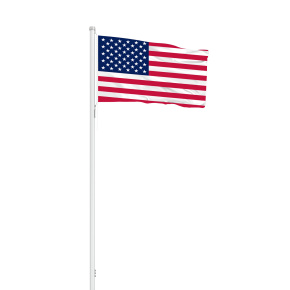 USA Flagge Querformatfahne mit Kordel