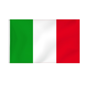 Italien Flagge Querformatfahne mit Ösen