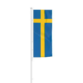 Schweden Flagge Hochformat mit Presenter Basic