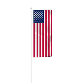 USA Flagge Hochformat mit Presenter Basic