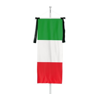 Italienbanner mit Trauerflor