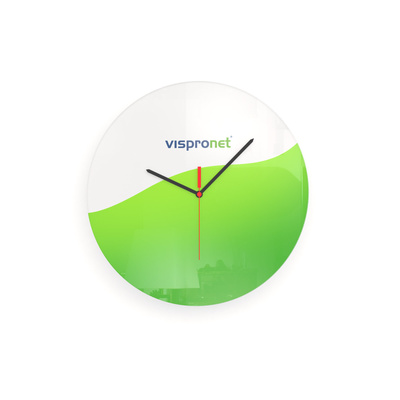 bedruckte Wanduhr Fußball