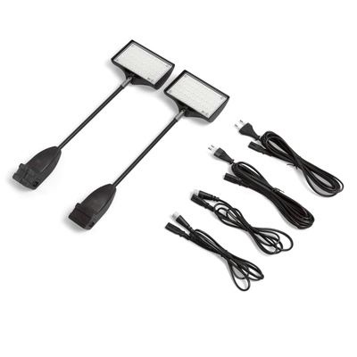 Led Spot schwarz, 2er Set