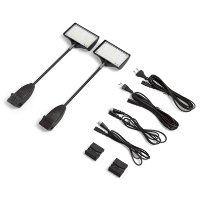 LED Spot, Alu, schwarz, für Pop Up Magnet