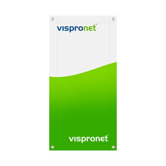 PVC-Banner Hochformat mit Druck